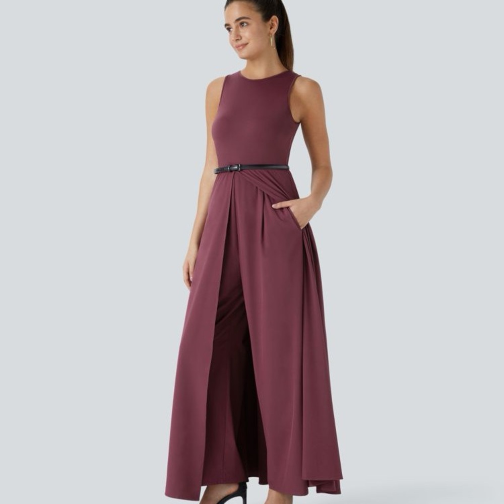 Halara Jumpsuit With Maxi Skirt Overlay - Picture 6 of 10